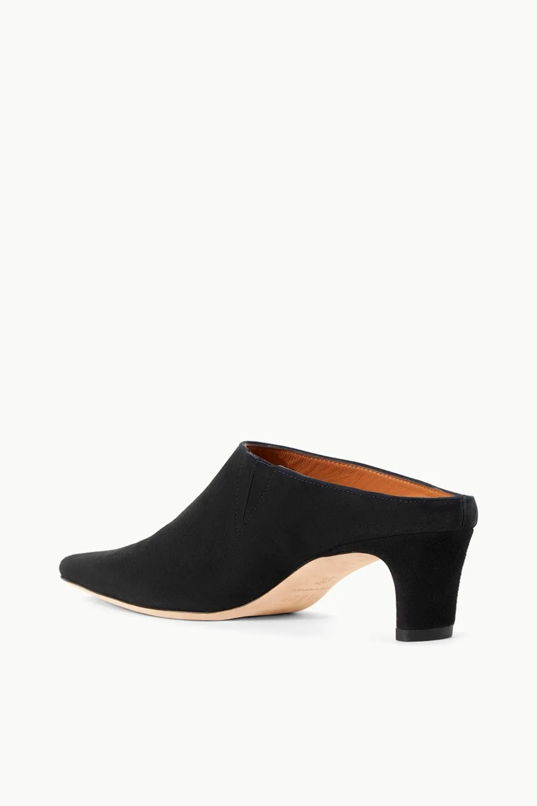 staud_wally_mule_black_suede_2.webp STAUD WALLY MULE BLACK SUEDE< Mules & Flats