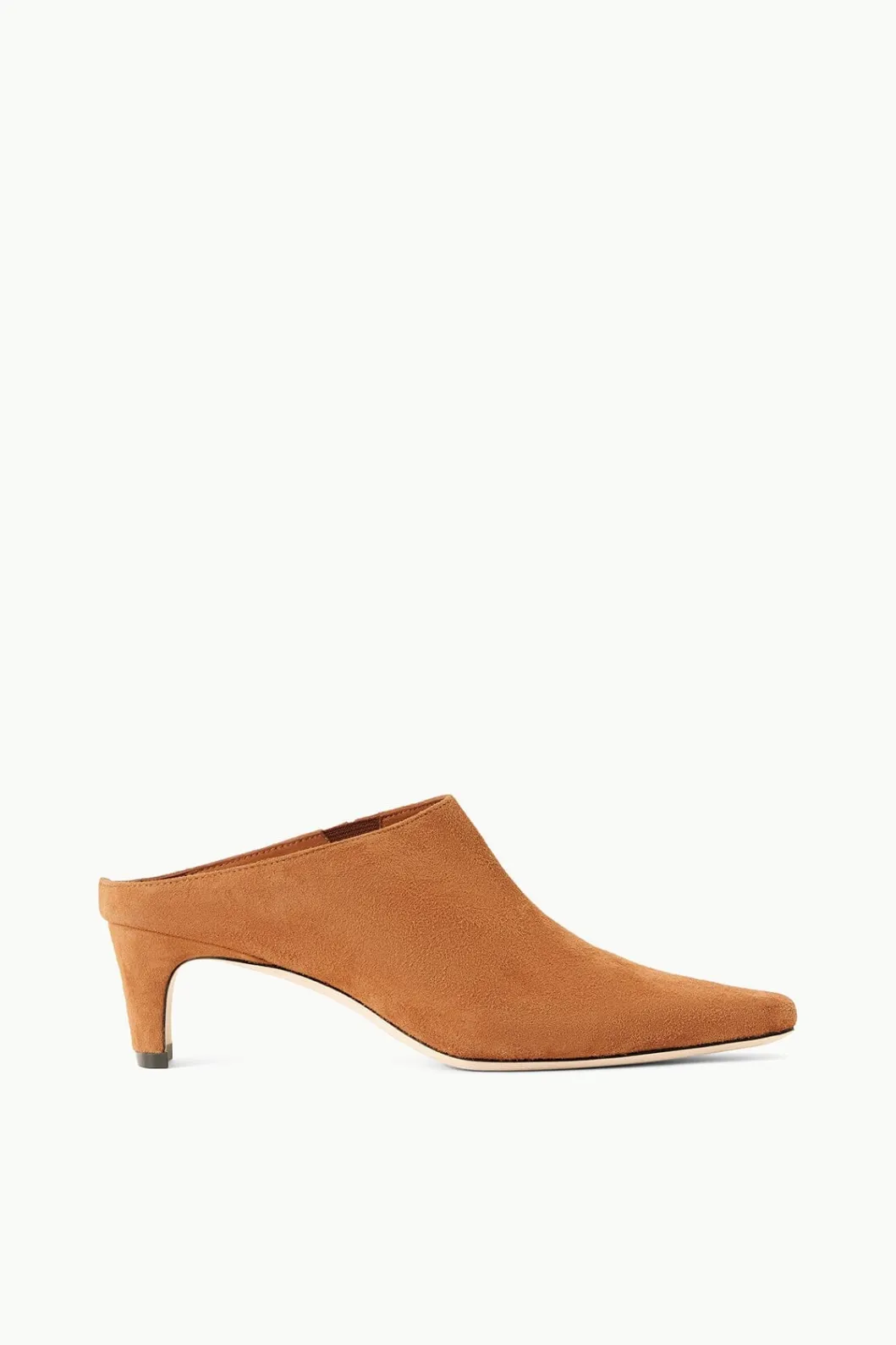 STAUD WALLY MULE TAN SUEDE< Mules & Flats