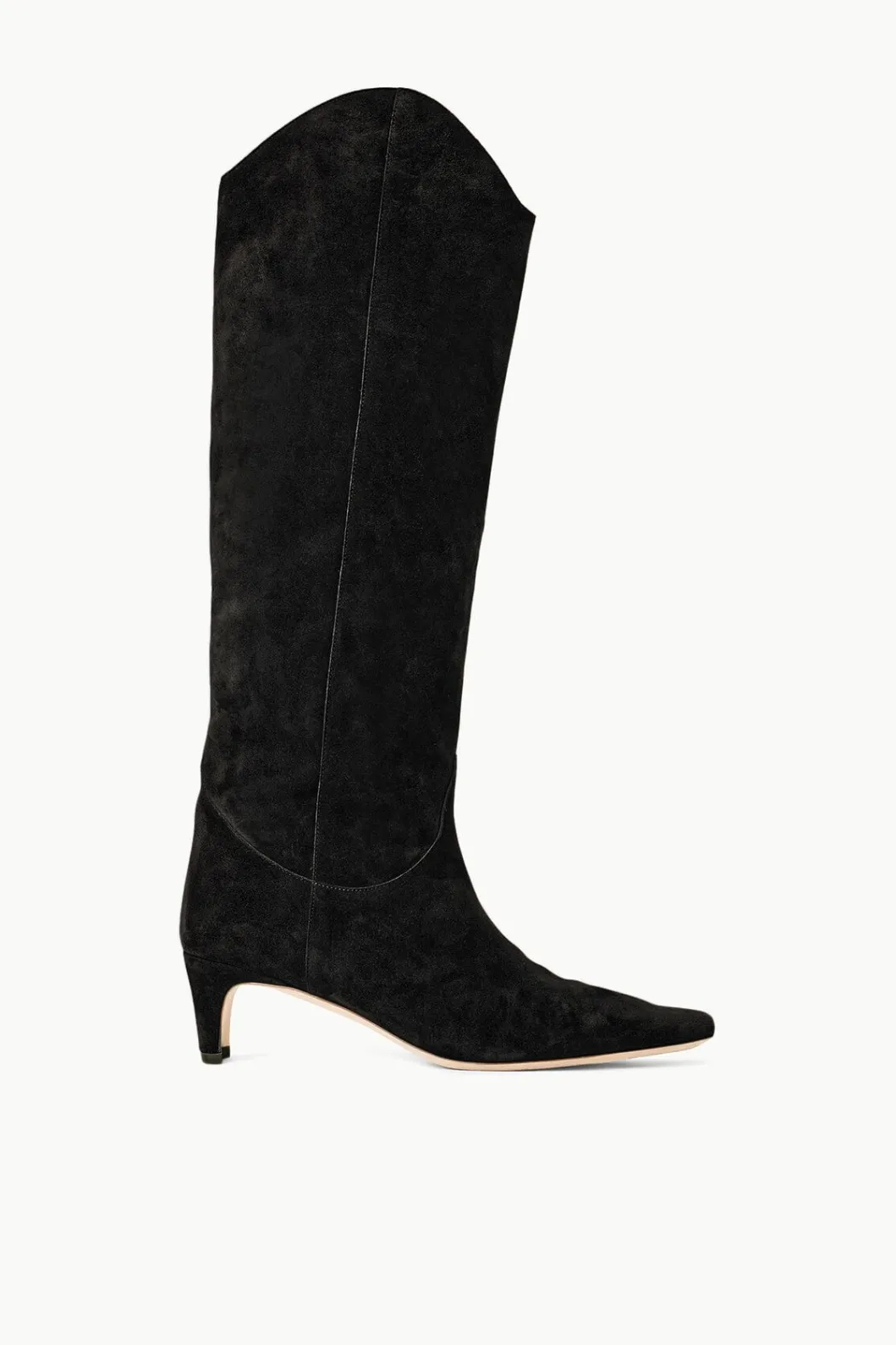 STAUD WESTERN WALLY BOOT BLACK SUEDE< Boots