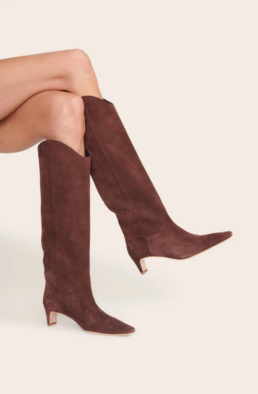 STAUD WESTERN WALLY BOOT MAHOGANY< Boots