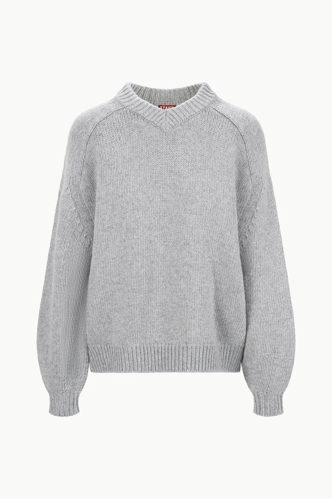 staud_wilson_sweater_heather_grey_6.webp STAUD WILSON SWEATER HEATHER GREY< Sweaters