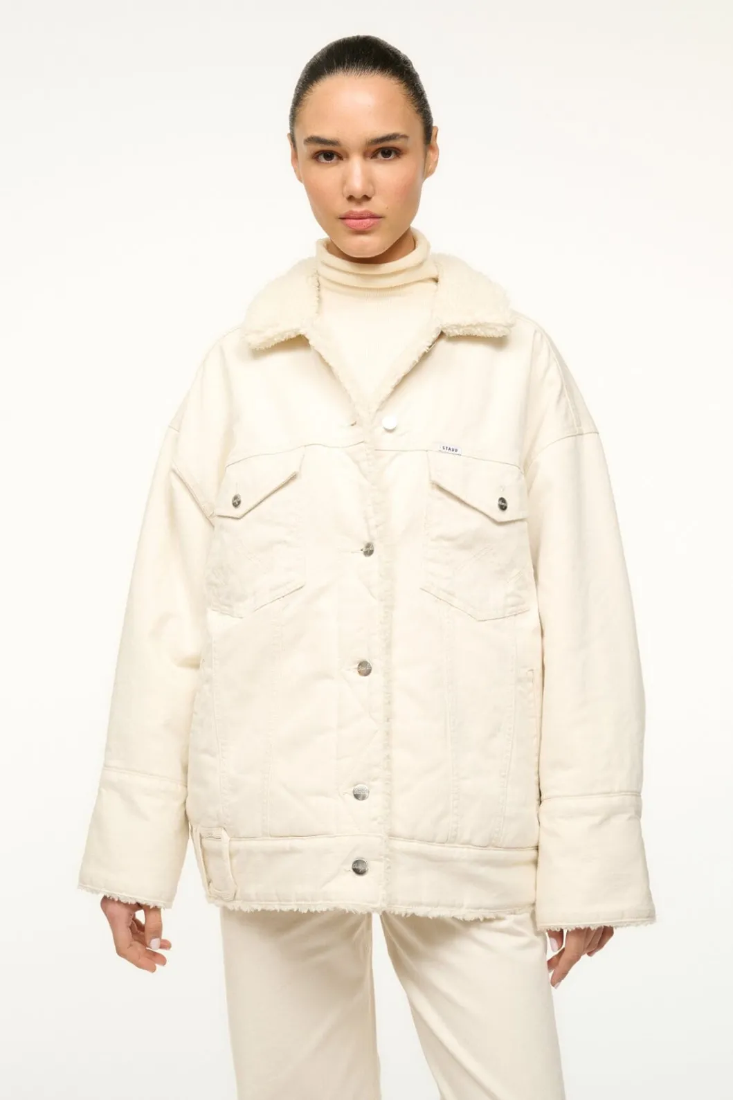 STAUD WRANGLER REVERSIBLE BIGGEST JEAN JACKET< Denim | Outerwear & Jackets
