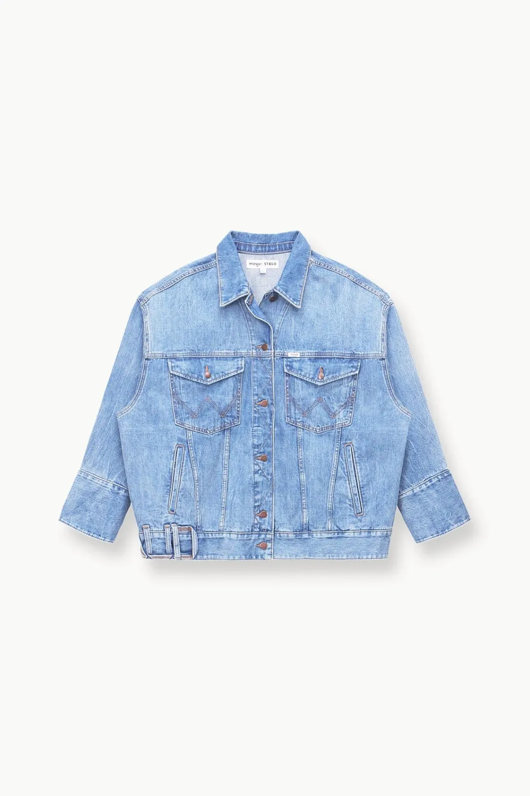 staud_wrangler_the_biggest_jean_jacket_5.webp STAUD WRANGLER THE BIGGEST JEAN JACKET< Denim | Outerwear & Jackets