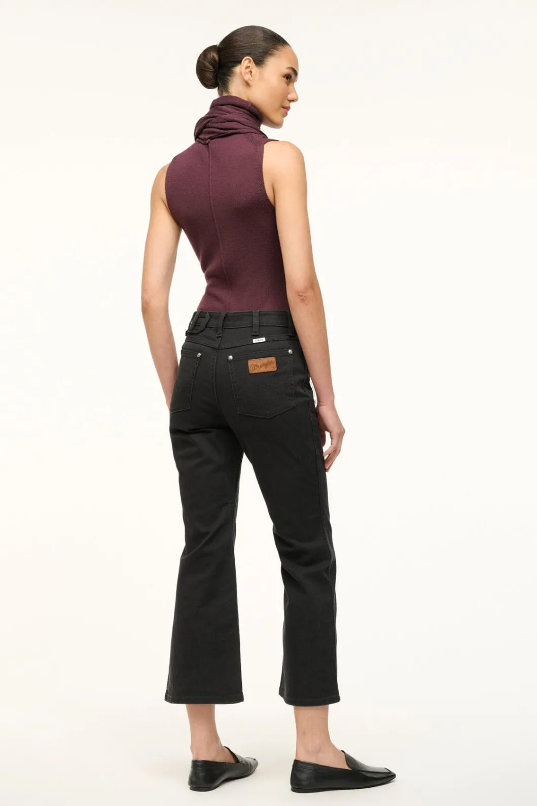 staud_wrangler_the_cropped_boot_jean_black_2.webp STAUD WRANGLER THE CROPPED BOOT JEAN< Denim | Pants & Shorts