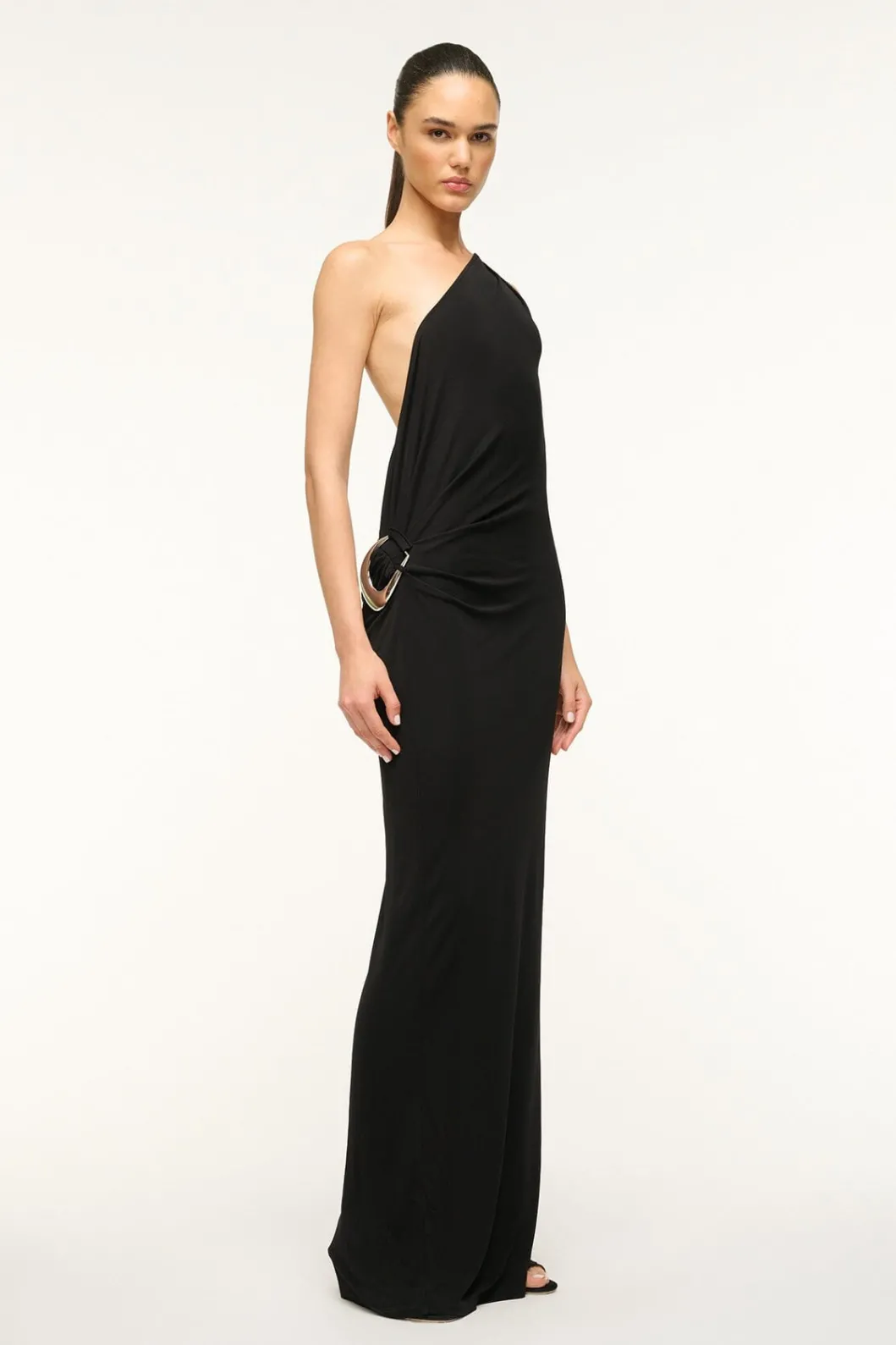staud_zenith_dress_black_4.webp STAUD ZENITH DRESS< The Evening Edit | Maxi Dresses